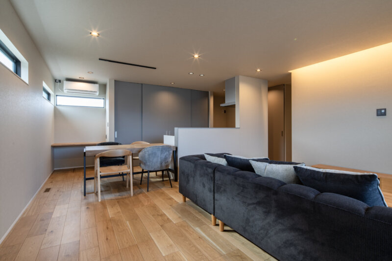 山梨県笛吹市注文住宅｜中庭を囲む平屋の住まいの写真3