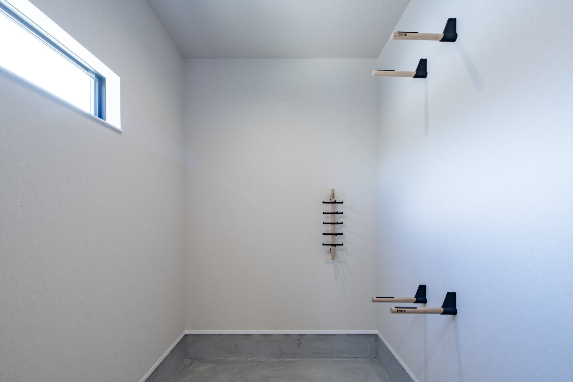 趣味の自転車を置ける土間収納｜山梨｜入沢工務店