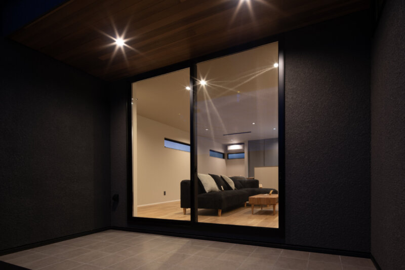 山梨県笛吹市注文住宅｜中庭を囲む平屋の住まいの写真4